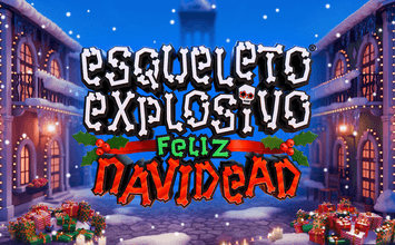 Esqueleto Explosivo Feliz Navidead