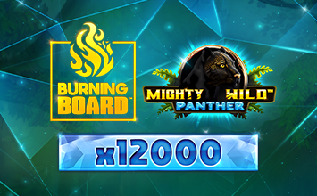 Mighty Wild Panther Diamond Burning Board