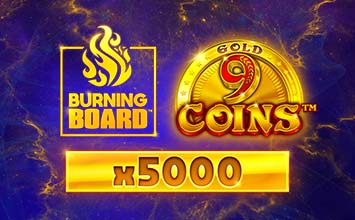 9 Coins Gold Burning Board
