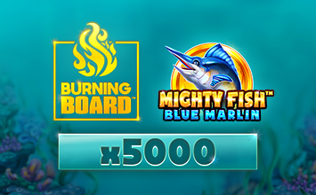 Mighty Fish Blue Marlin Burning Board